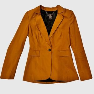 Juicy Couture Medium Fitted Ginger Glaze Sharp Blazer, EUC